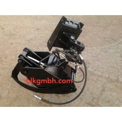 Forstgreifer Rückezange Holzgreifer Schlepper Bagger MS03 mit Rotator