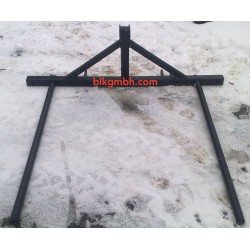 Ballengabel Rundballengabel Ballenspieß Dreipunkaufnahme KAT 1