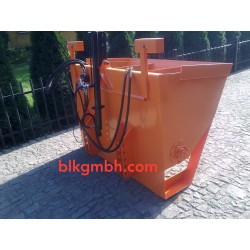 Kastenstreuer mit Teller für Schlepper Traktor Heckanbaustreuer Winterdienst