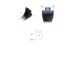 Tieflöffel Baggerlöffel Löffel Minibagger Bagger