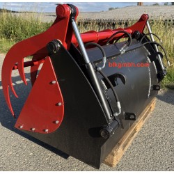 Heckbagger Anbaubagger Bagger für Dreipunktaufnah Baggerarm Schlepper Tieflöffel