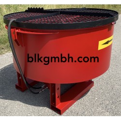 Betonmischer, Mischer mit hydraulischem Antrieb 400, 600, 800, 1000, 1200L
