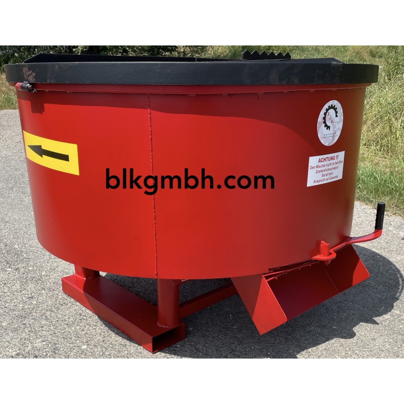 Betonmischer, Mischer mit hydraulischem Antrieb 400, 600, 800, 1000, 1200L