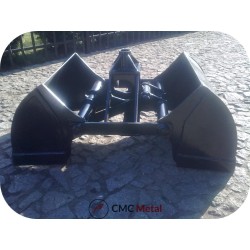 Schalengreifer, Zweischalengreifer, Löffel, Greifer, Gabel, Sieb mit Rotator